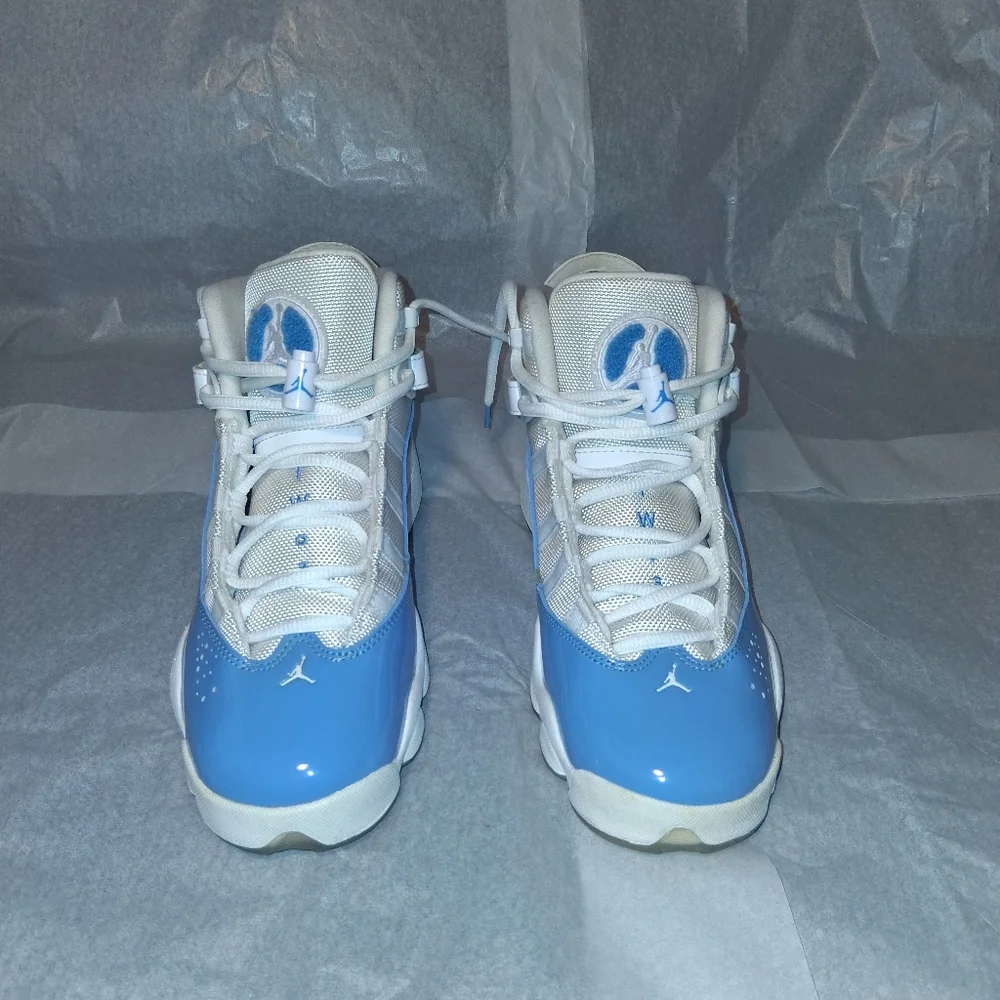Jordan 6 Rings UNC University Sneakers Women 8.5 = 7 Men